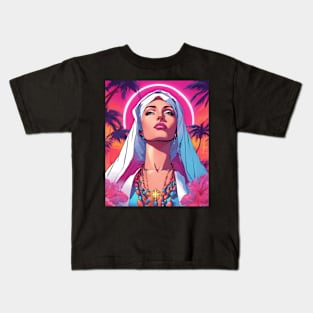 Mother of God Pray for Us Sinners Kids T-Shirt